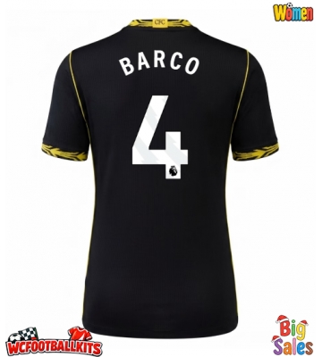 Chelsea Valentin Barco #4 Replica Away Stadium Shirt for Women 2026-27 Short Sleeve